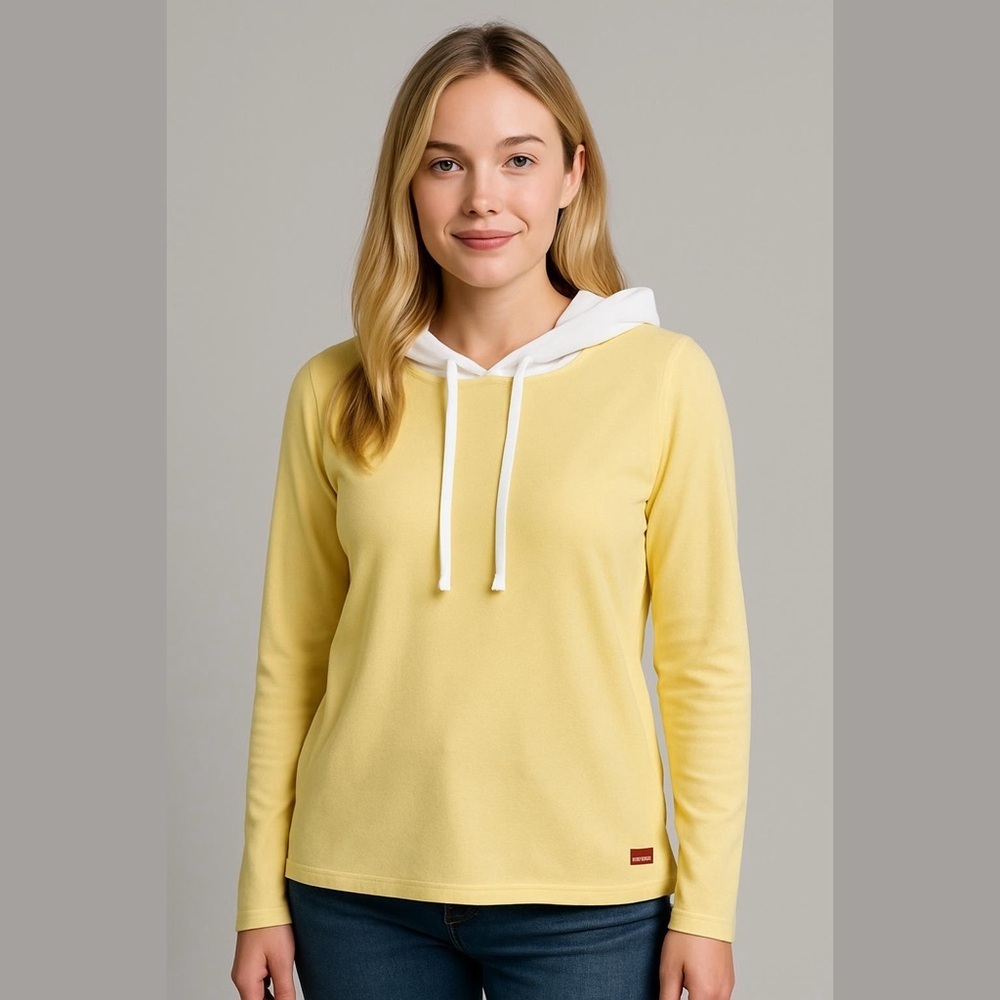 Peace Love World  Yellow Hoodie Sweatshirt 
Size XXS
NWOT 
Happy is Pretty